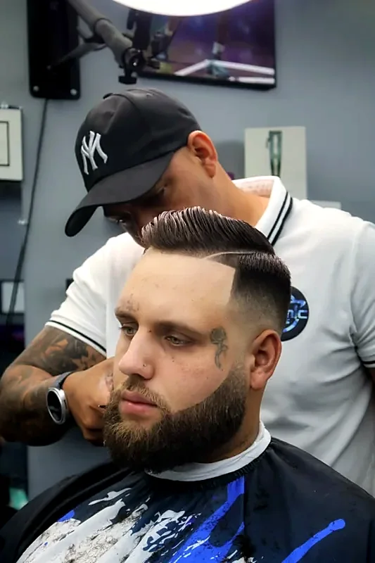 Haircut and beard result